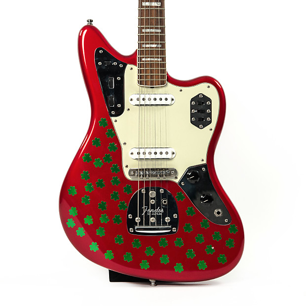 Fender 50th Anniversary Jaguar 2012 Candy Apple Red owned by Billy Corgan Oceania