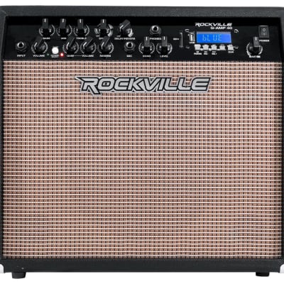 Rockville G-AMP 40 Guitar Combo Amplifier Amp Bluetooth/Mic In/USB/Footswitch image 2