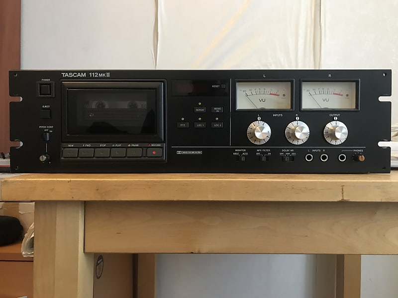 Tascam 112 mkII with rare XLR expander, 220v (Vintage master