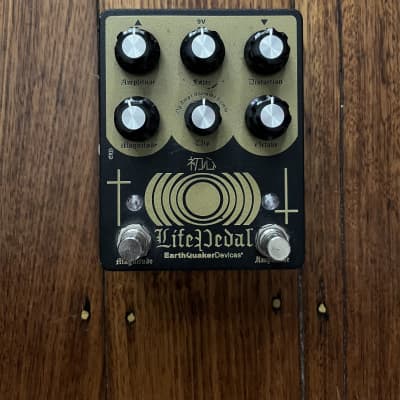 EarthQuaker Devices Sunn O))) Life Pedal Octave Distortion + Booster V2 2020 - Black / Gold Print for sale