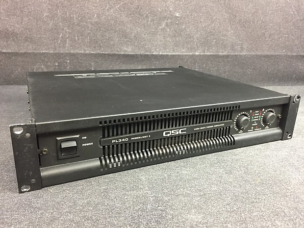 QSC PL340 Power Amp Rack Power Amplifier | Reverb