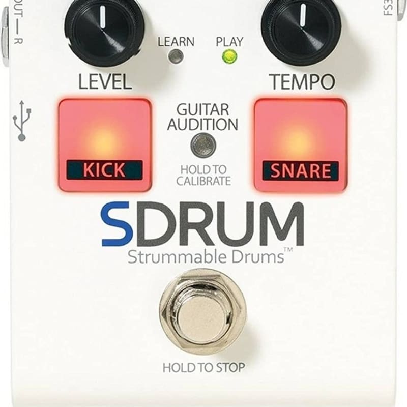 Digitech SDRUM Strummable Drums Automatic Drummer Pedal w/ FS3X 