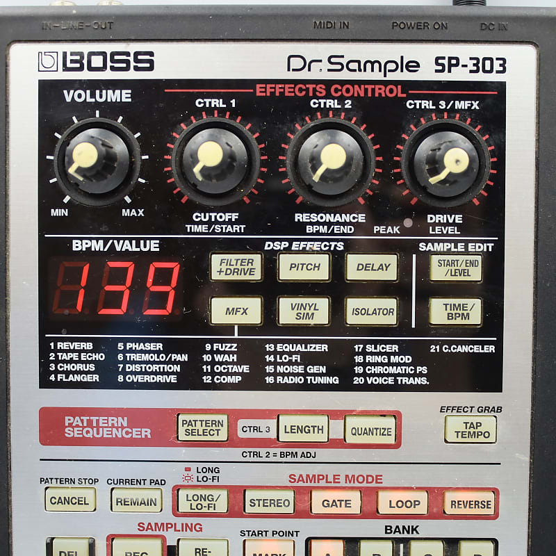 Boss SP-303 Dr. Sample