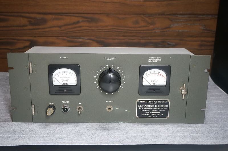 Vintage Tri-Tronics Maxson Dept of Commerce Tube Compressor Limiter  Refurbished - CA 1589 1782