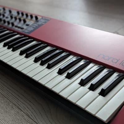 Nord Lead 2 Red 49-Key Polyphonic Synthesizer with FORE MIDI Adapter