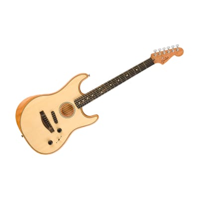 American Acoustasonic Stratocaster Natural Fender image 1