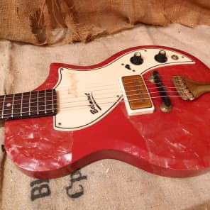 Supro Dwight  Belmont 1959 Red Pearloid image 14