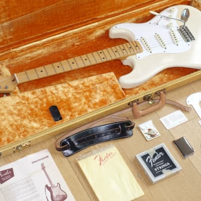 1958 Fender Stratocaster Original Blonde on Ash - w/route image 18