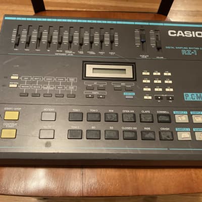 Casio RZ-1 Digital Sampling Rhythm Composer 1980s - Black