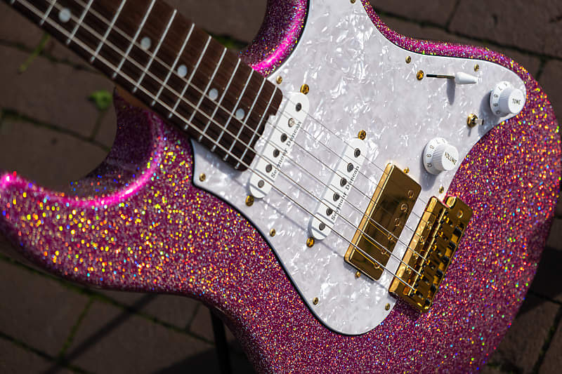 ESP Original Snapper CTM Twinkle Pink Sparkle | Reverb ESP Original Snapper CTM Twinkle Pink Sparkle | Reverb