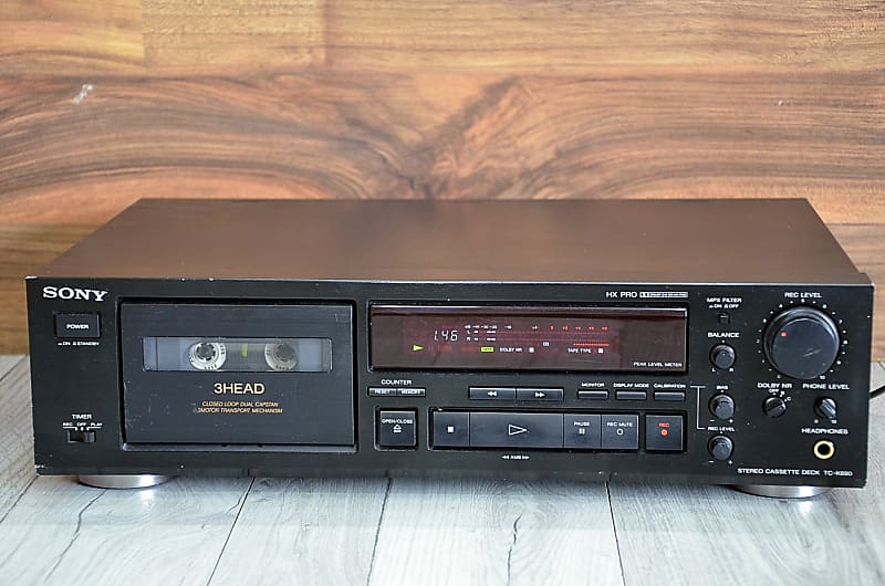 SONY TC-K690 3-Head Closed Loop, 3 Motor, Dolby HX PRO, B/C/S Cassette Deck  			
