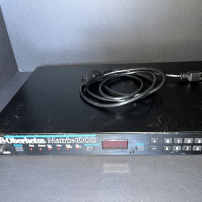 Oberheim Matrix 1000 Rackmount 6-Voice Synthesizer 1987 - Black