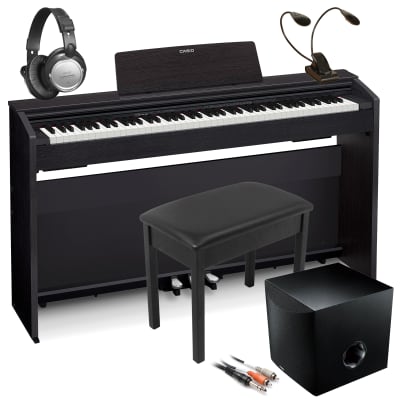 Casio Privia PX-870 Digital Piano - Black COMPLETE HOME BUNDLE PLUS