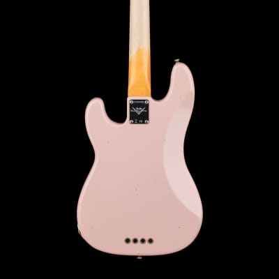 Fender Custom Shop Limited Edition P Bass Special Journeyman Relic - Shell Pink #65906 image 4