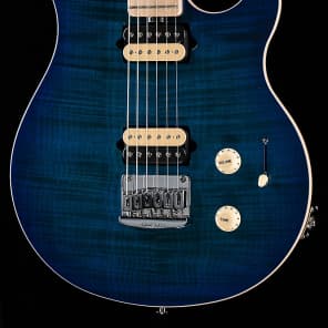 Ernie Ball Music Man Axis Super Sport Balboa Blue Flame 517 Reverb