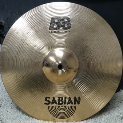 Sabian 14” B8 Hi Hat Top and B8 Pro Hi Hat Bottom cymbal pair Natural and brilliant finish image 1