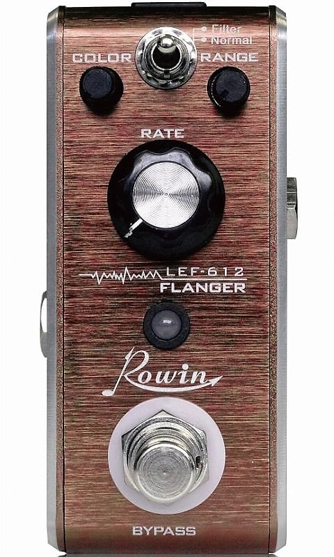 Rowin LEF-612 FLANGER Micro Effect Pedal Ships Free. image 1