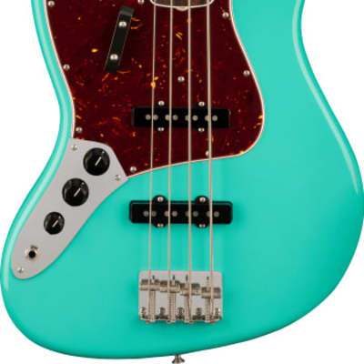 Fender American Vintage II 1966 Jazz Electric Bass Left-Hand, Rosewood Fingerboard, Sea Foam Green image 2