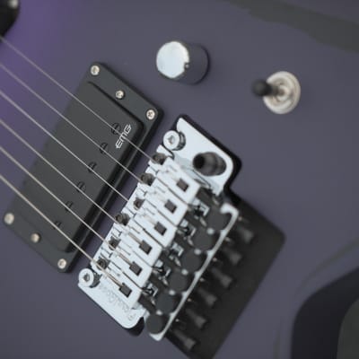 ESP LTD Alexi Ripped - Purple Fade Satin w/ Ripped Pinstripes - 3 image 12