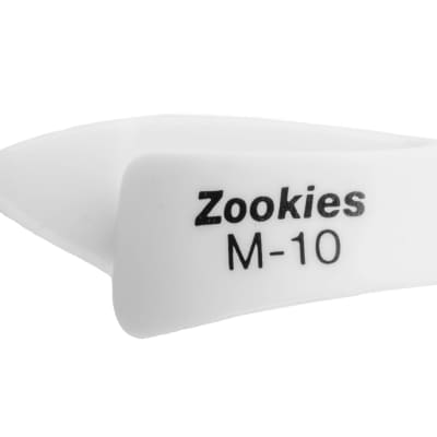 Dunlop Zookies Medium Thumbpicks 10 Degree Angle - 4 Pack image 1