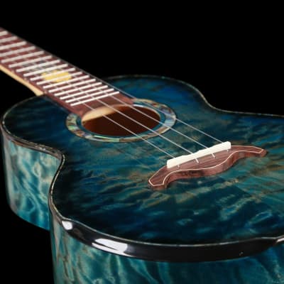 custom curly maple tenor concert ukulele with bag 2021 image 8