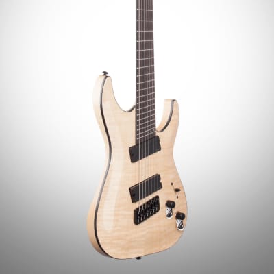 Schecter C-7 MS SLS Elite Electric Guitar, Gloss Natural image 4
