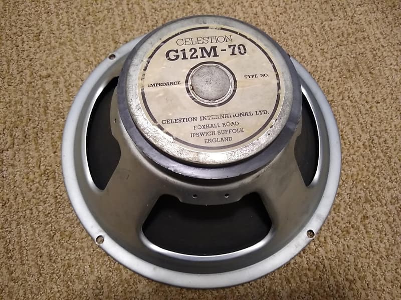 Celestion G12M-70 12 Inch Speaker - 8 Ohm - Made in England | Reverb