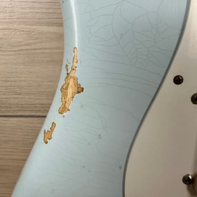 Fender Custom Shop Limited Edition 1956 Relic Stratocaster Faded Sonic Blue image 7