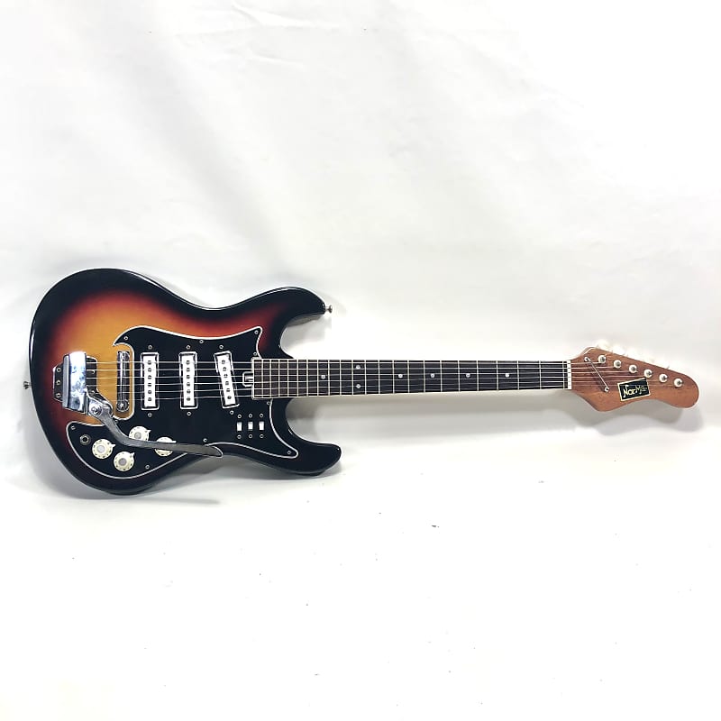 Vintage 60s Teisco / Norma ET-413-3T 3 Pup Mosrite Style Guitar image 1
