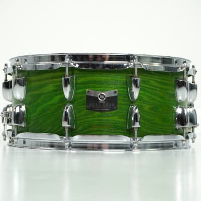 Yamaha 14"x 5.5" Rock Tour Snare Drum in Textured  Ash Green image 1