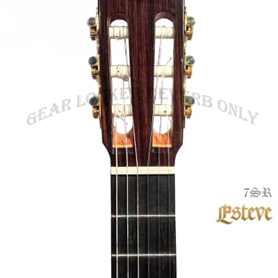 Guitarras Esteve 7SR all solid Cedar & Indian Rosewood Spain handmade classical guitar image 10