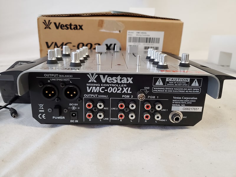 Vestax VMC-002 XL 2 Channel Professional DJ Mixer - Excellent