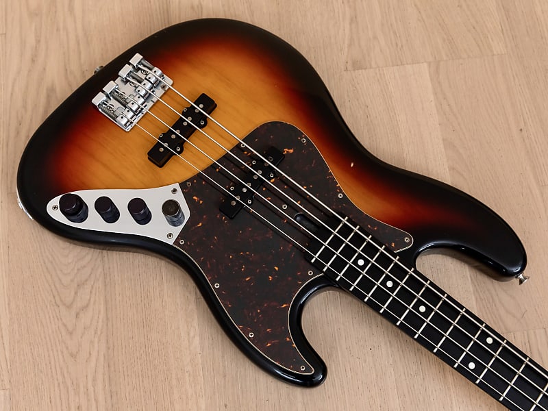 2005 Seymour Duncan SD-170JB by ESP J Bass, Set Neck w/ Ebony Fretboard and  Active Electronics, Japan