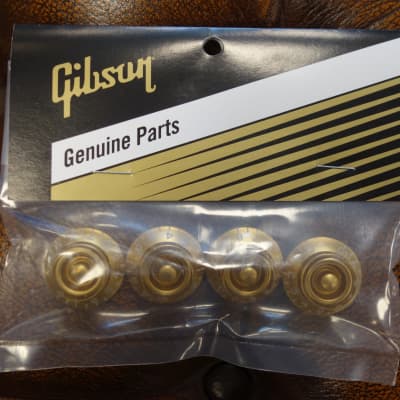 Gibson PRHK-020 Top Hat Knobs (Gold) (4 pcs.) image 1