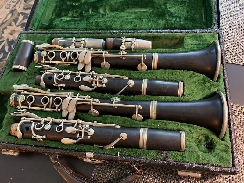 Historic Buffet Clarinet set Circa 1886 A + Bb BOEHM in | Reverb