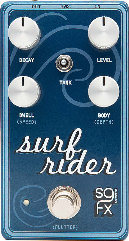 Solidgoldfx Surf Rider IV Spring Reverb Effects Pedal image 1