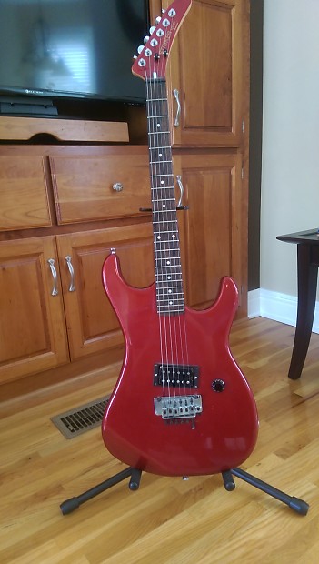 Kramer Striker 100st W/ Floyd Rose 1983 Candy Red | Reverb