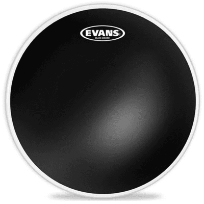 Evans Black Series TT18CHR Bottom Two Ply 18" Black Drumhead Drum Head image 1