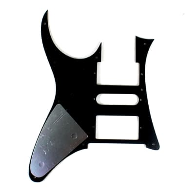 Custom Guitar Pickguard for Ibanez RG 350 DX ,3ply BLACK image 3