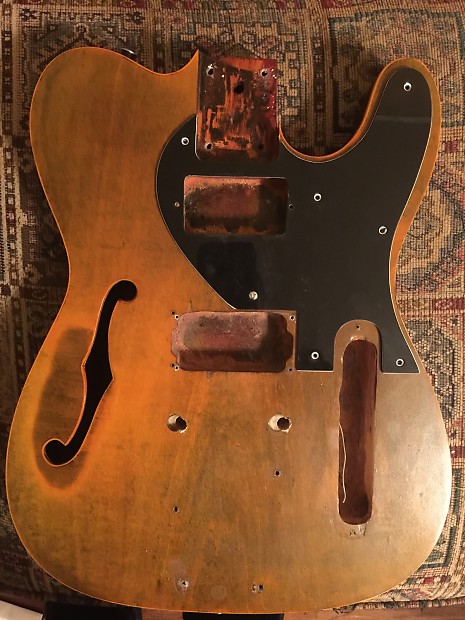 Warmoth Thinline Telecaster Body Tele Burst Relic Binding w