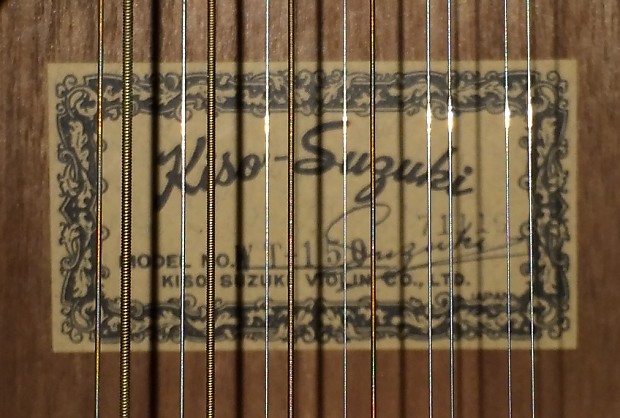 Vintage 1971 made in Japan Kiso-Suzuki WT-150 12 string | Reverb