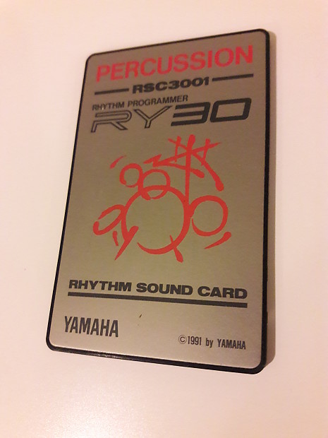 Yamaha RSC3001 Percusssion Sound Card For RY30 & RM50 Drums / TG / SY  Synths | Reverb