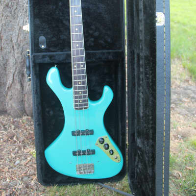 Fender Jazz Bass 1966 turquoise (modified)  One of a Kind ! image 2