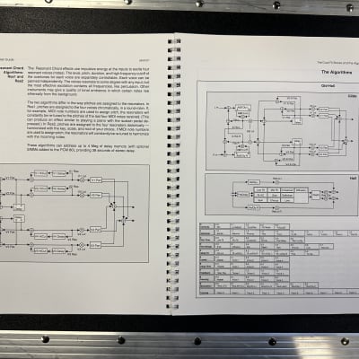 Original Lexicon PCM 80 Owner’s & Dual FX Algorithm - TWO Manuals image 4