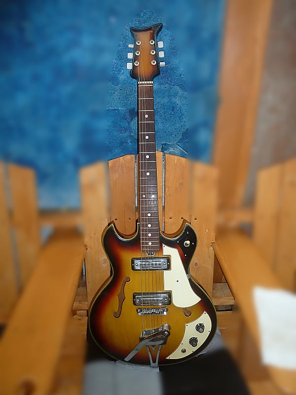 競売 Teisco Reverb | Sunburst 1966-1968 EP-2T ギター