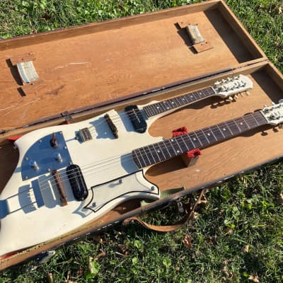 * UPDATE photos found * Vintage Custom Double Neck Mandolin/Guitar The Stonemans and Cousin Wilbur image 1
