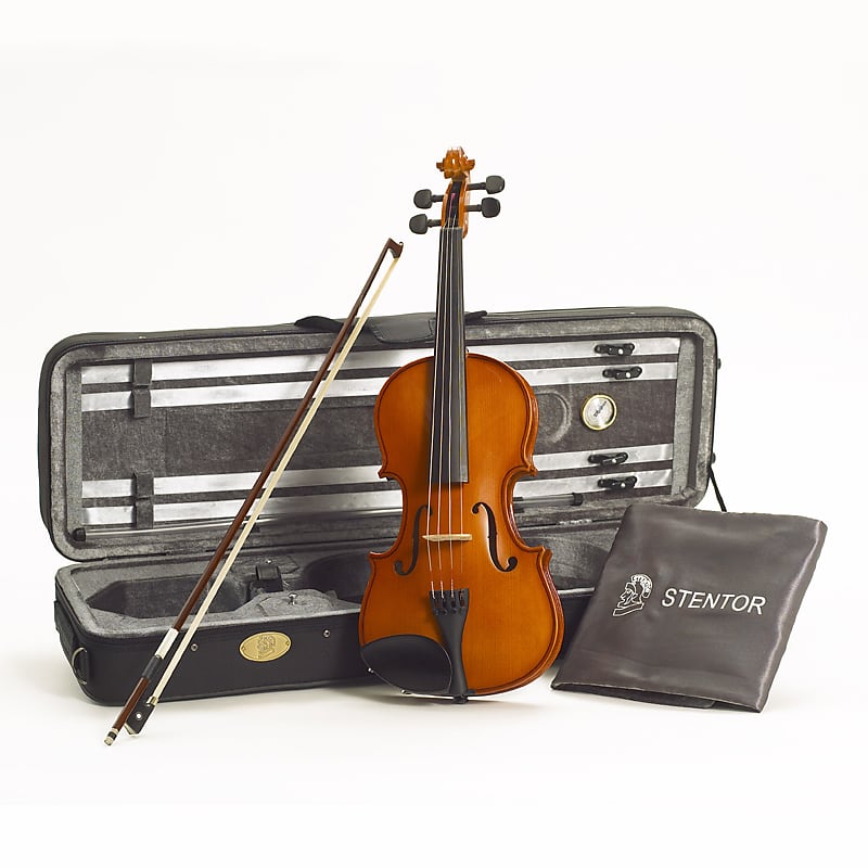 Stentor 1560C Conservatoire II Series 3/4 Size Violin Outfit w/Deluxe Oblong Case & Wood Bow image 1