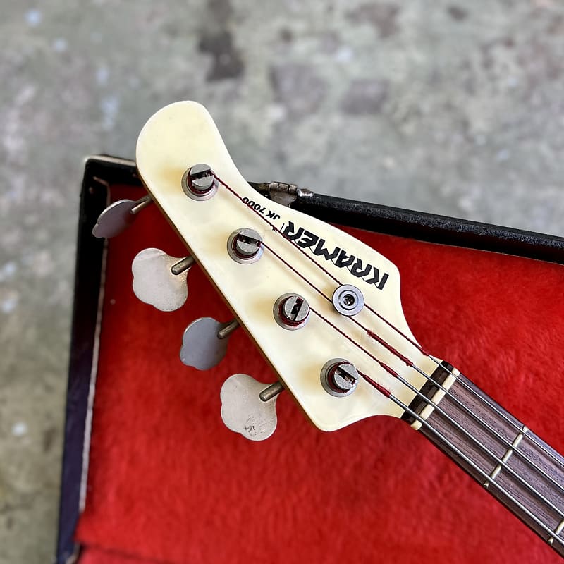 Kramer JK-7000 Bass Guitar 1980’s - Cream original vintage AK