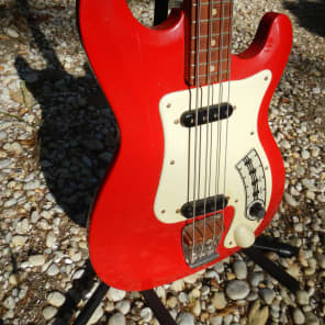 Vintage Hagstrom Futurama bass,1964,Sweden,all original,great thin neck,fast player, great tonality image 5