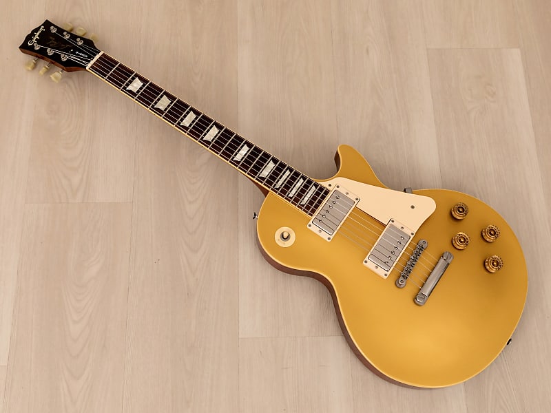 1998 Epiphone by Gibson Les Paul Standard Goldtop w/ USA 1998 Epiphone by Gibson Les Paul Standard Goldtop w/ USA